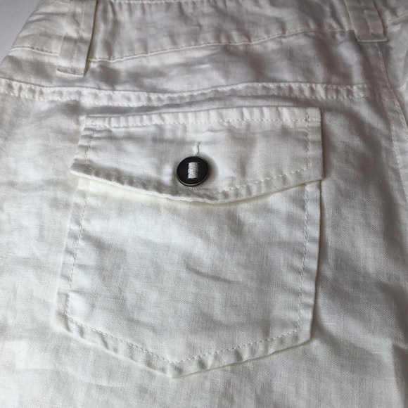 INC International Concepts White Linen Wide Leg Trousers Women’s Size 8 NWOT - Picture 5 of 12